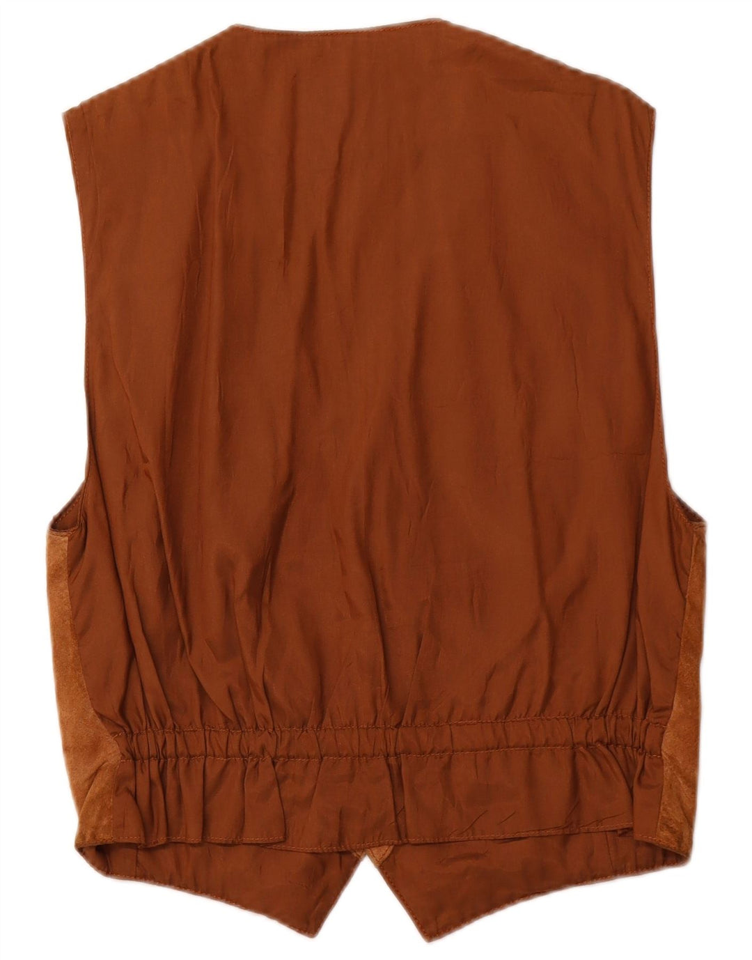 Jey Coleman Mens Suede Waistcoat IT 48 Medium Brown