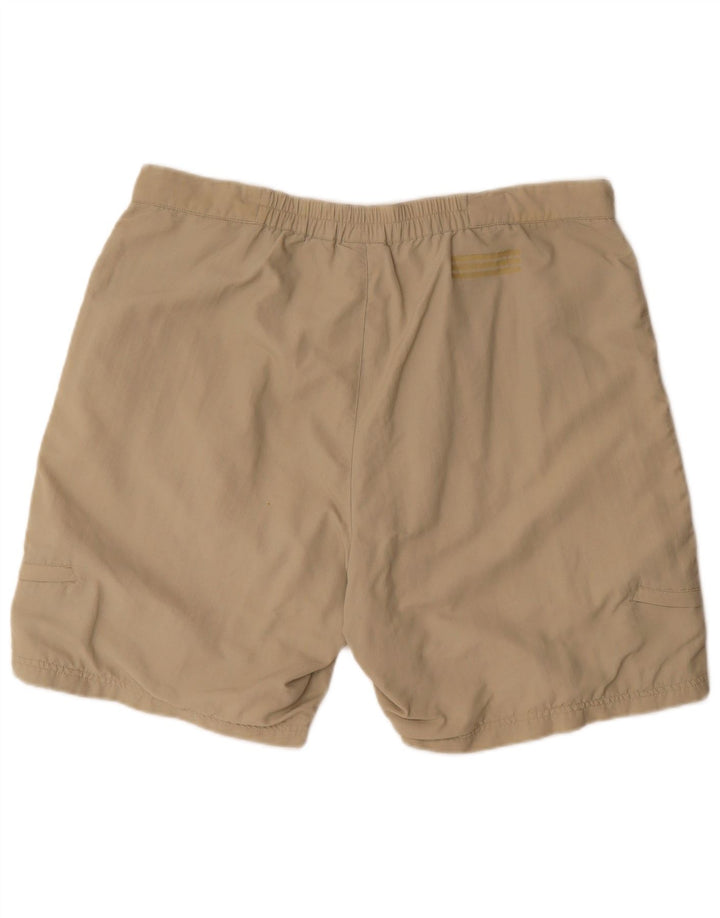 Pantaloncini cargo Adidas da uomo XL W38 Beige in poliammide
