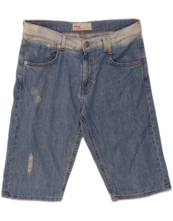 CARRERA Jeansshorts im Used-Look für Jungen, 13–14 Jahre, W30, blaue Baumwolle