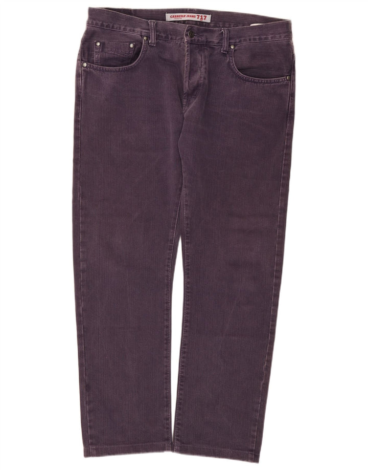 Carrera Mens Straight Jeans W36 L29 Purple Cotton