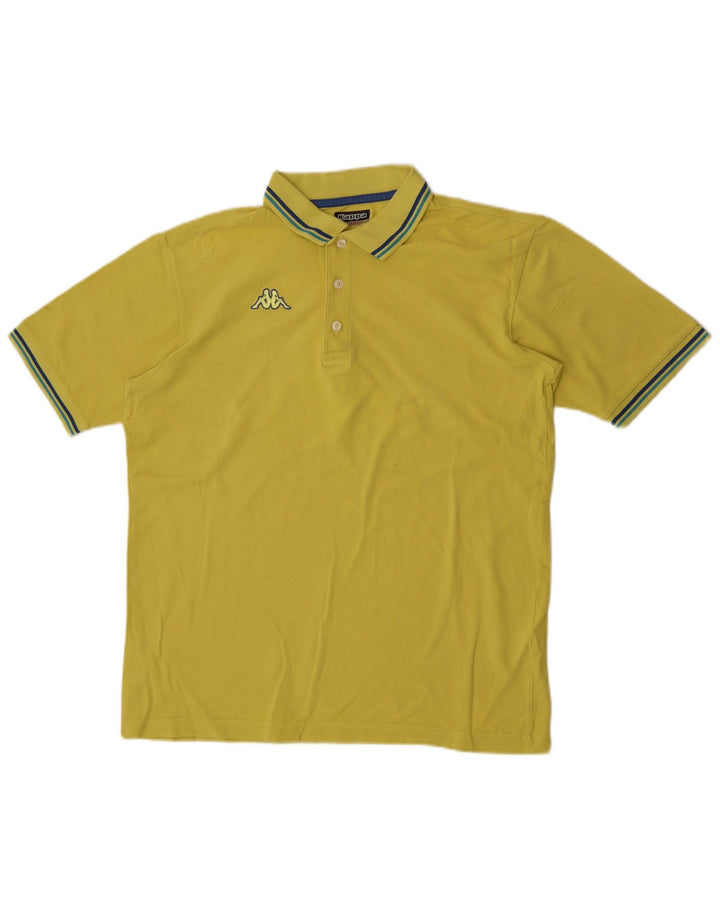 Polo Kappa Uomo XL Gialla