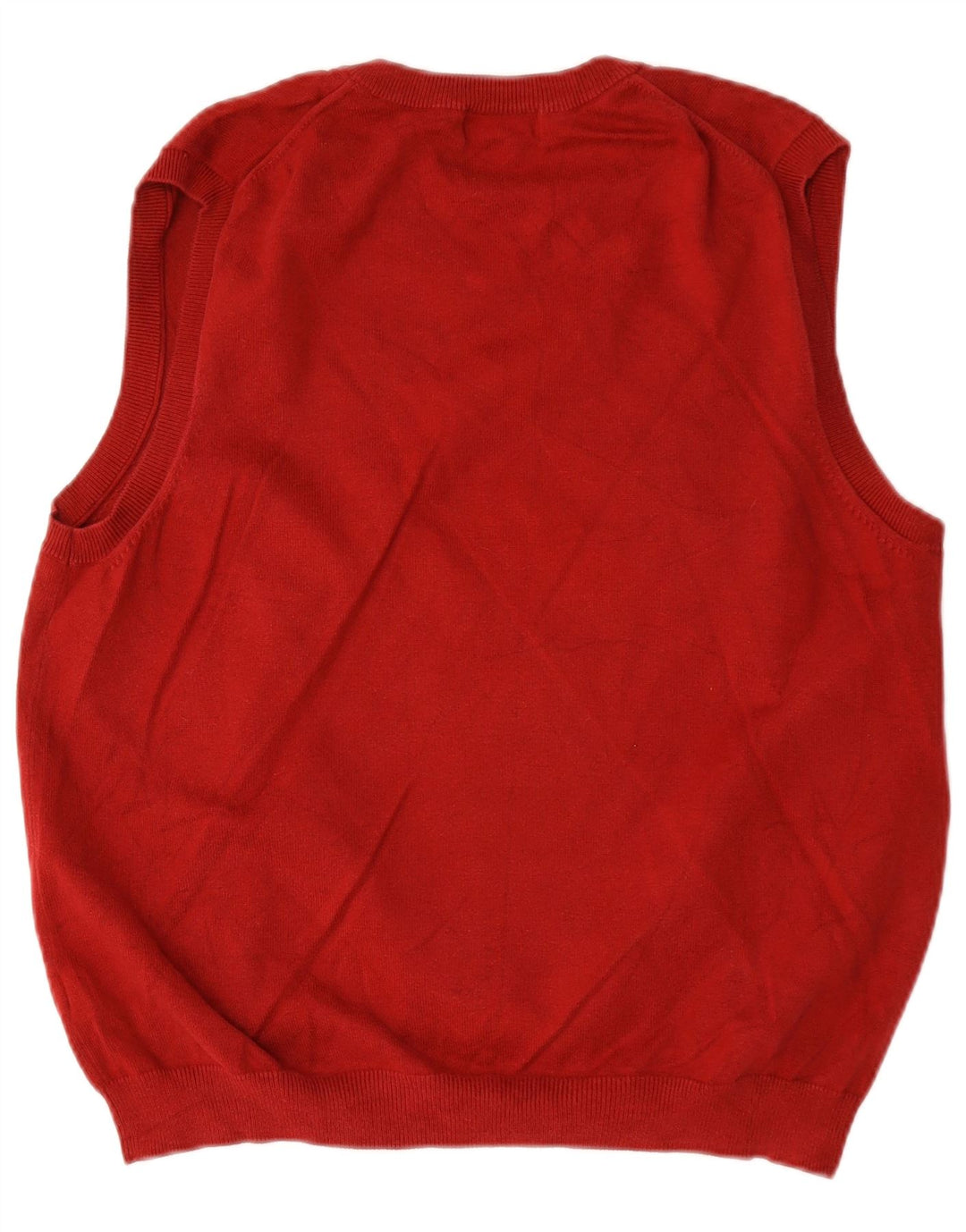 Eddie Bauer Herren Weste Tank Top Medium Burgund Baumwolle