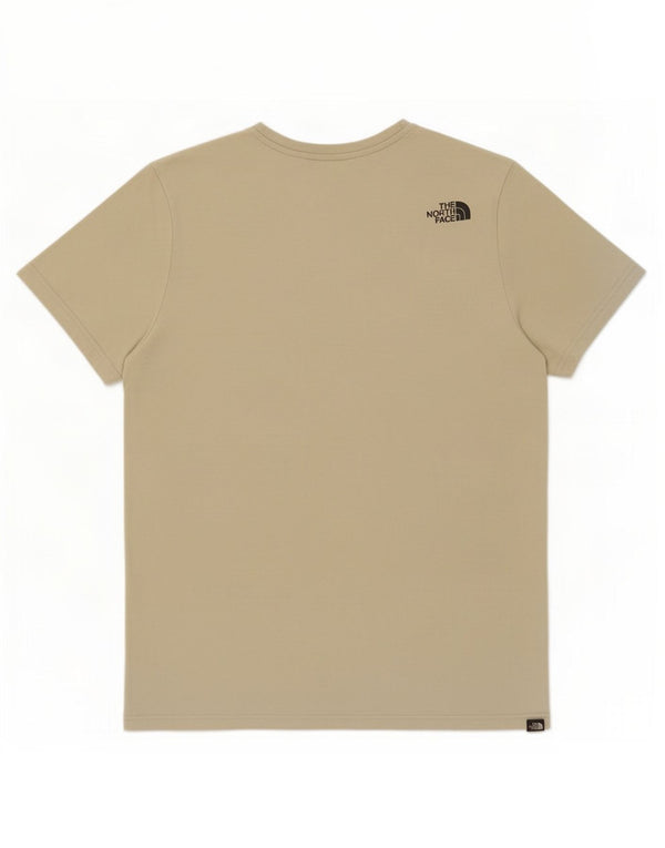 Ανδρικό T-Shirt North Face Top Medium Beige Βαμβακερό