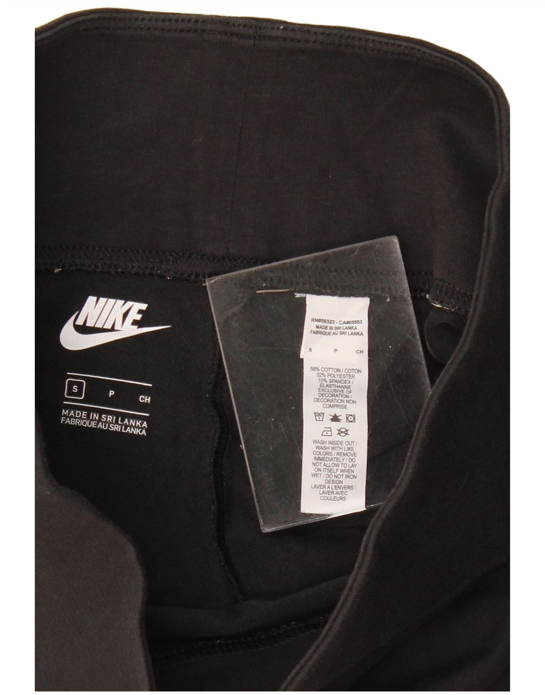 NIKE Womens Sport Shorts UK 8 Small  Black Cotton