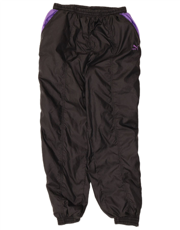 PUMA Mens Tracksuit Trousers Joggers Medium  Black Polyamide