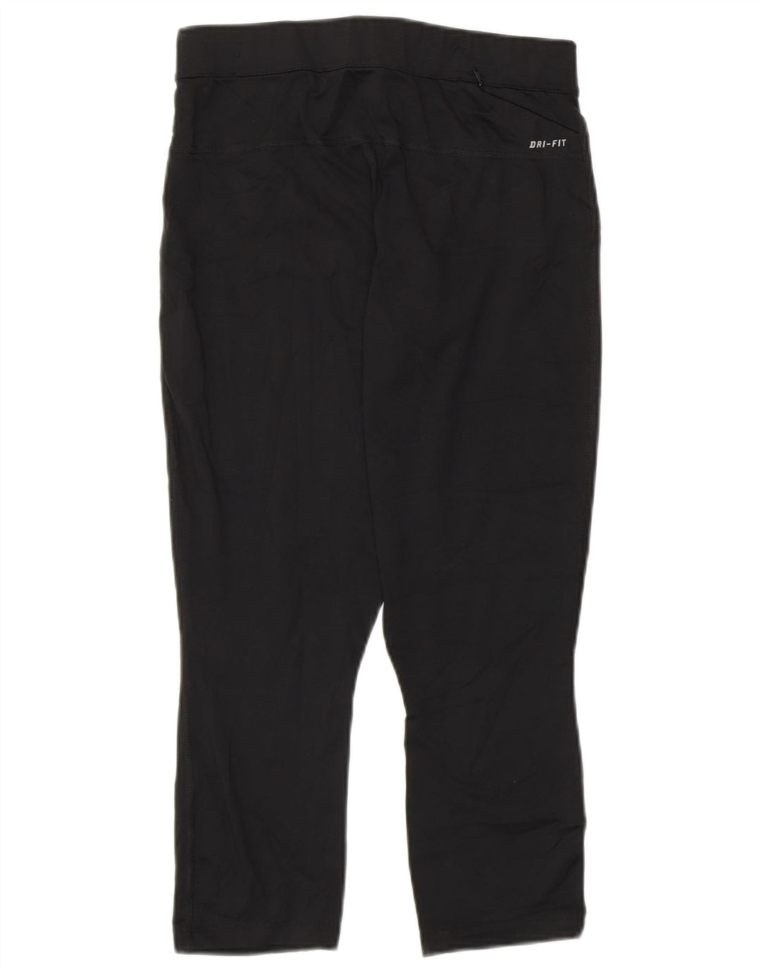 Γυναικεία κολάν Nike Dri Fit Crop UK 12 μεσαίου μαύρου πολυεστέρα
