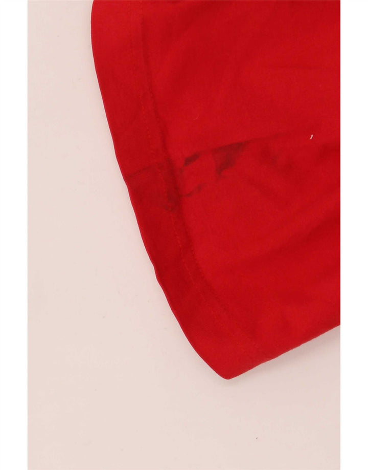 Ανδρικό T-Shirt Reebok Top μεγάλο κόκκινο βαμβακερό