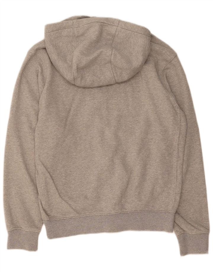 Suéter masculino NIKE com capuz e zíper XS cinza algodão