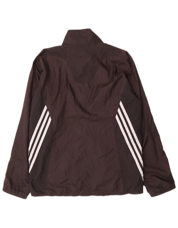 Adidas Mens Climacool Chándal Top Chaqueta Pequeña Poliéster Negro