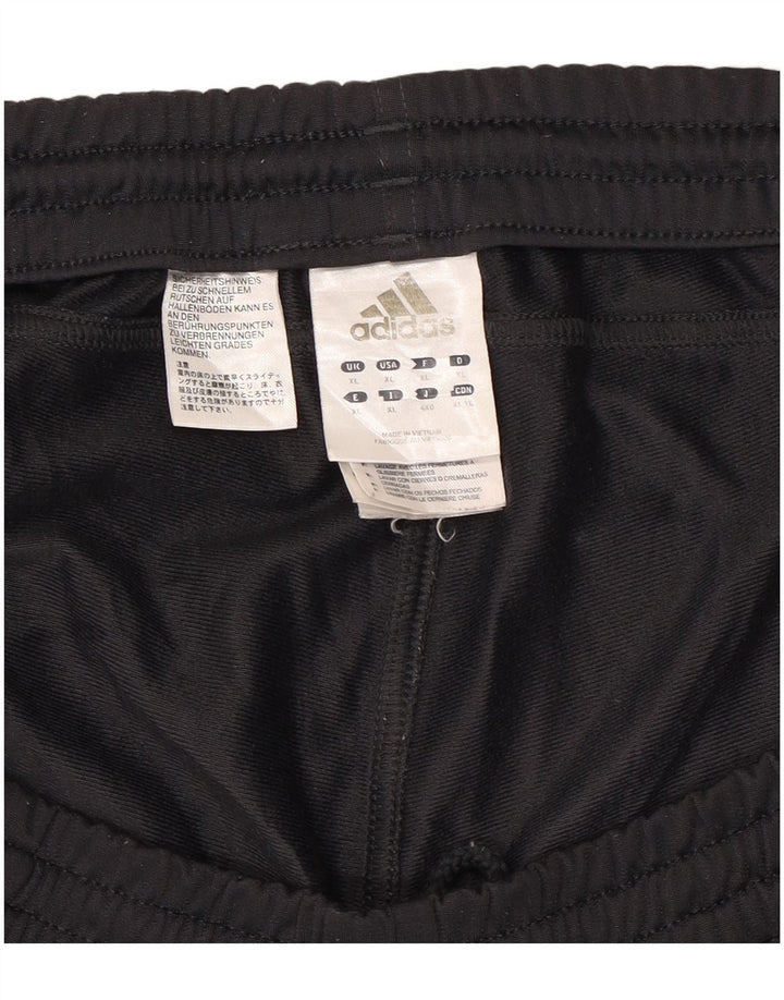ADIDAS Mens Tracksuit Trousers XL  Black Colourblock Polyester