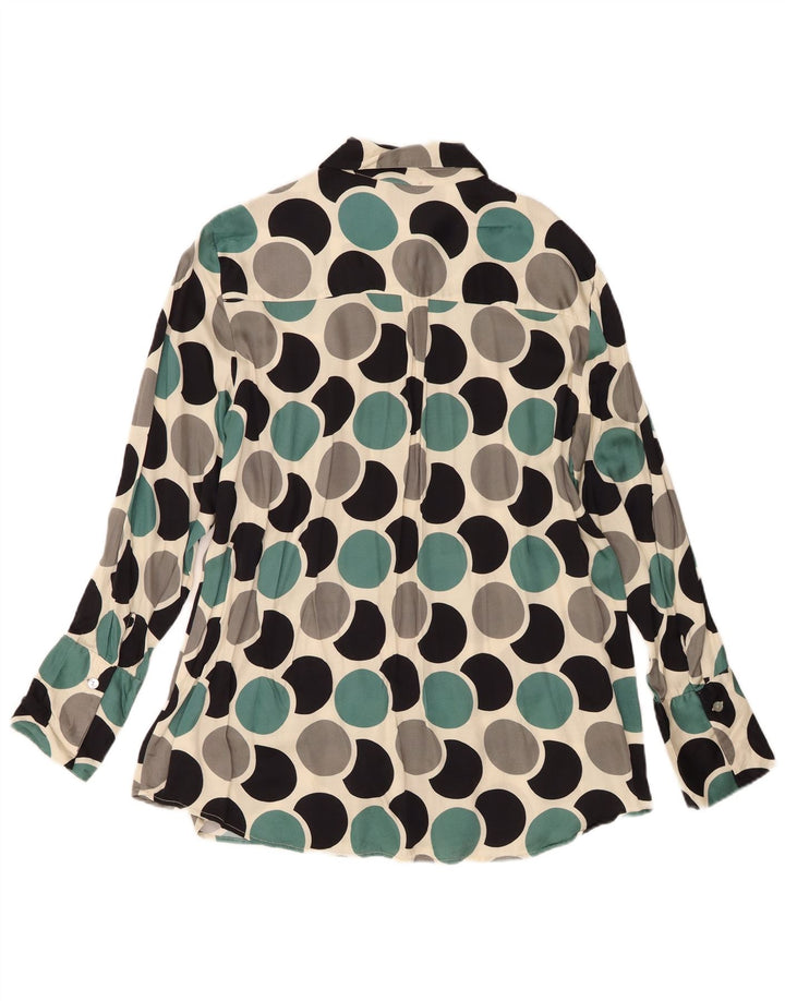 Chemise Femme Vintage Blouse IT 48 XL Géométrique Multicolore