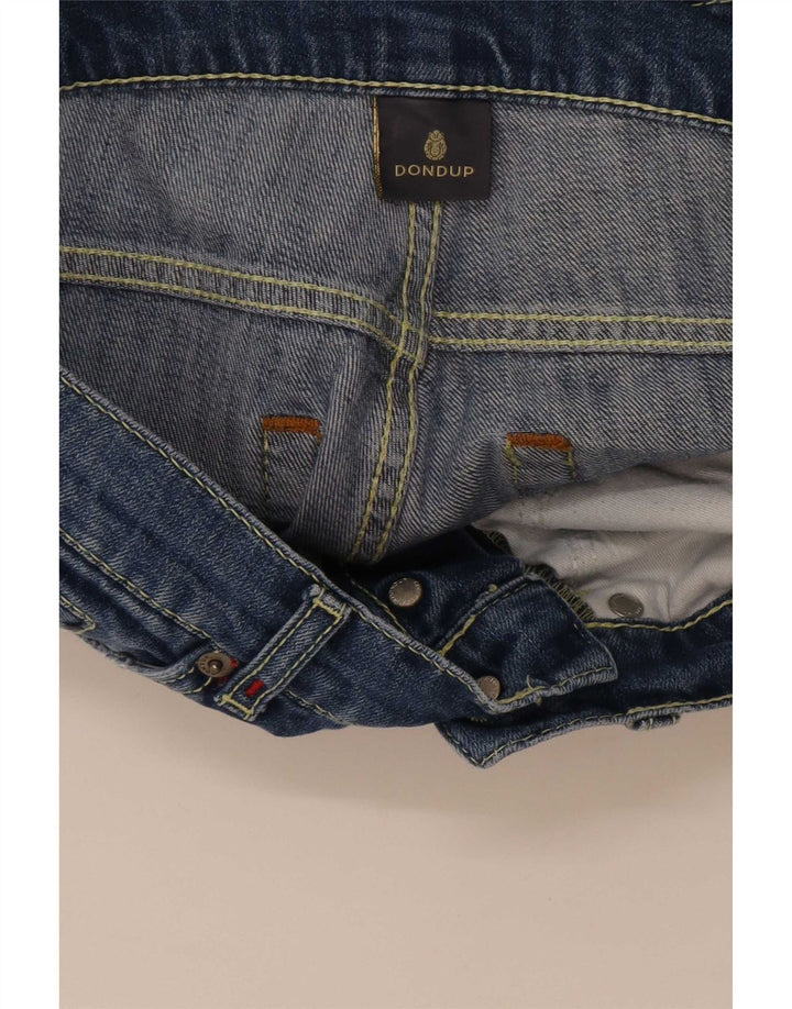 Dondup Womens Slim Jeans W33 L32 Blue Cotton