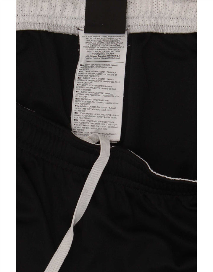 Pantaloncini sportivi Nike da uomo grandi in poliestere color block nero