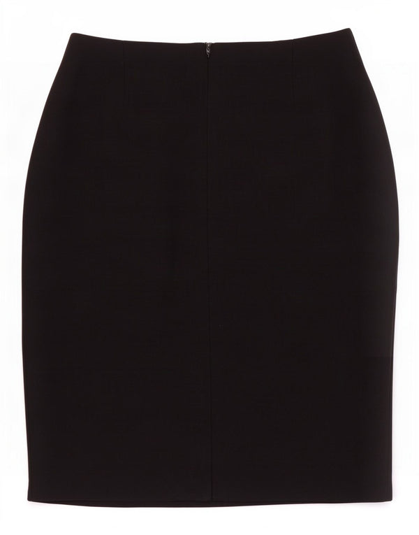 Marks & Spencer Γυναικεία Pencil Φούστα UK 14 Medium W28 Black Viscose