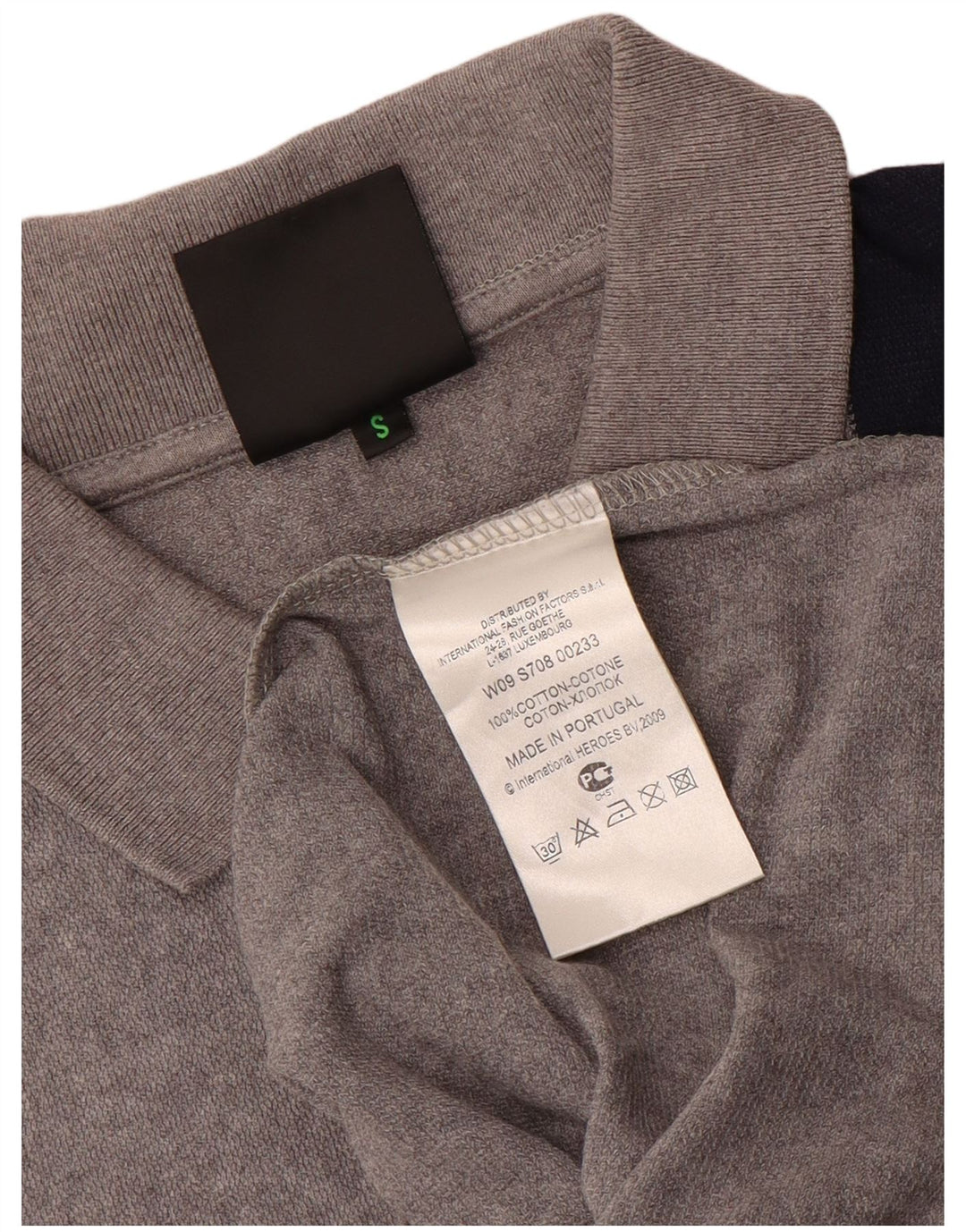 Bikkembergs Mens Polo Shirt Small Grey Colourblock Cotton