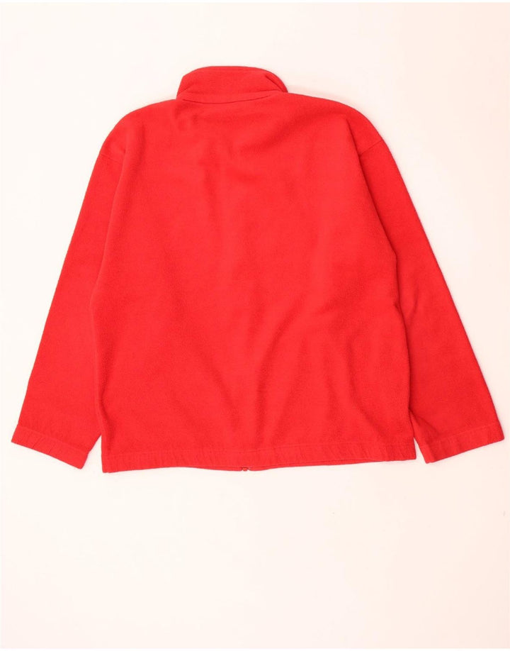 Sergio Tacchini Chaqueta polar para hombre UK 40 Large Poliéster rojo