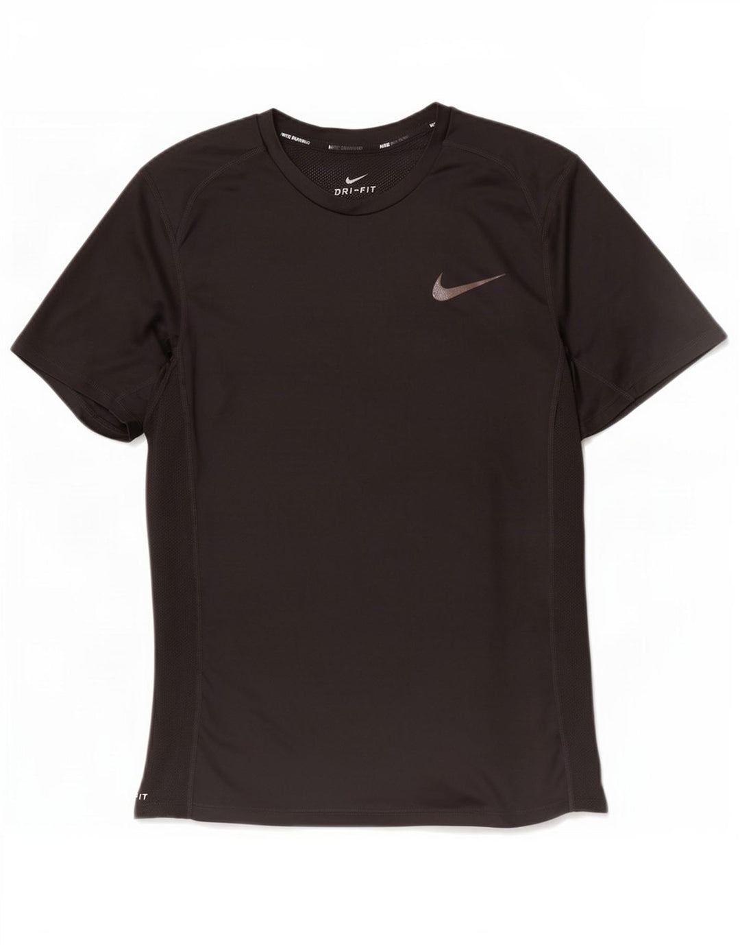 Męski T-shirt Nike Dri Fit, mały, czarny poliester