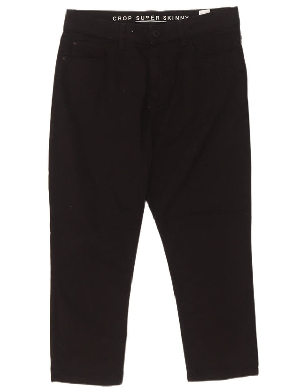 Pantaloni corti da donna Marks & Spencer UK 12 medi W30 L22 neri