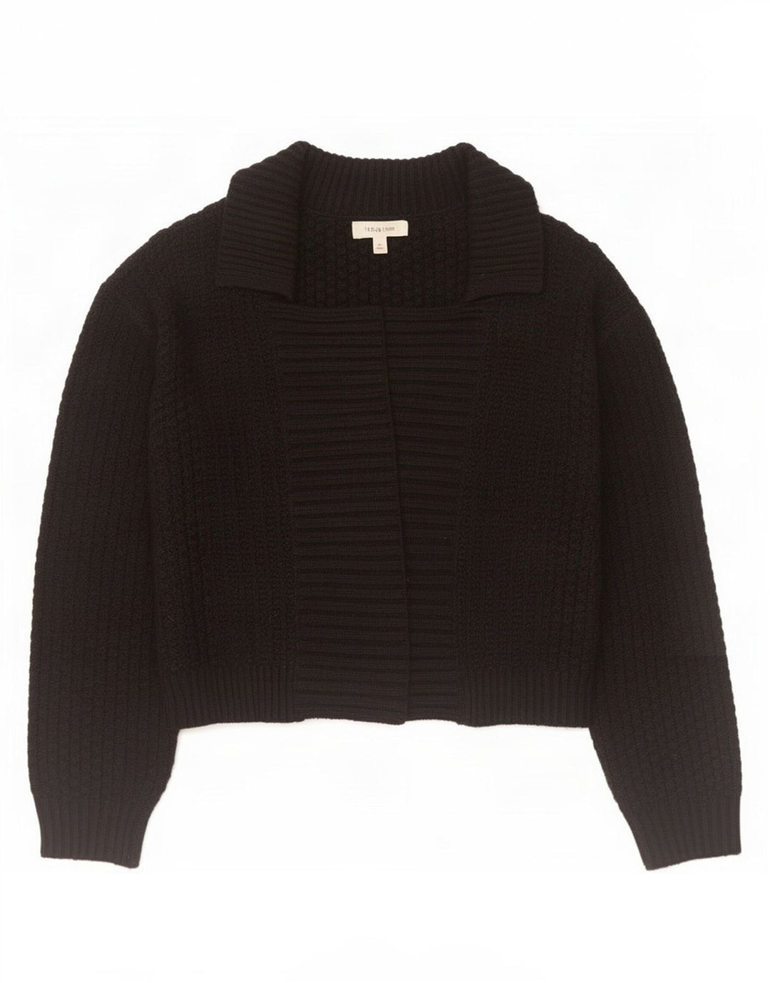 Pulover cardigan deschis pentru femei Marks & Spencer UK 12 Medium Negru