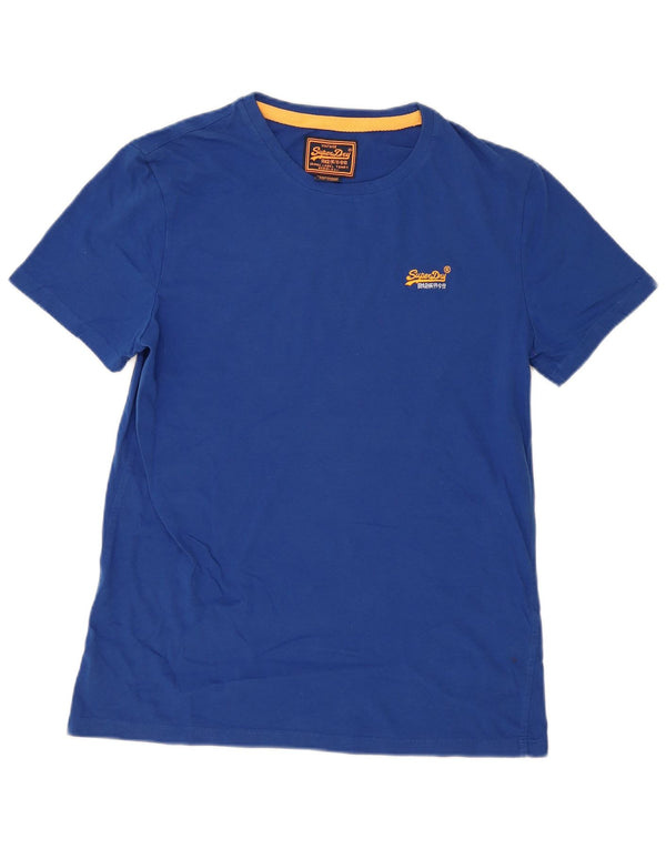 Superdry T-Shirt Homme Top XL Bleu Coton