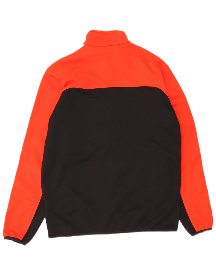 Giacca da tuta da uomo Adidas UK 38/40 Medium Orange Colourblock