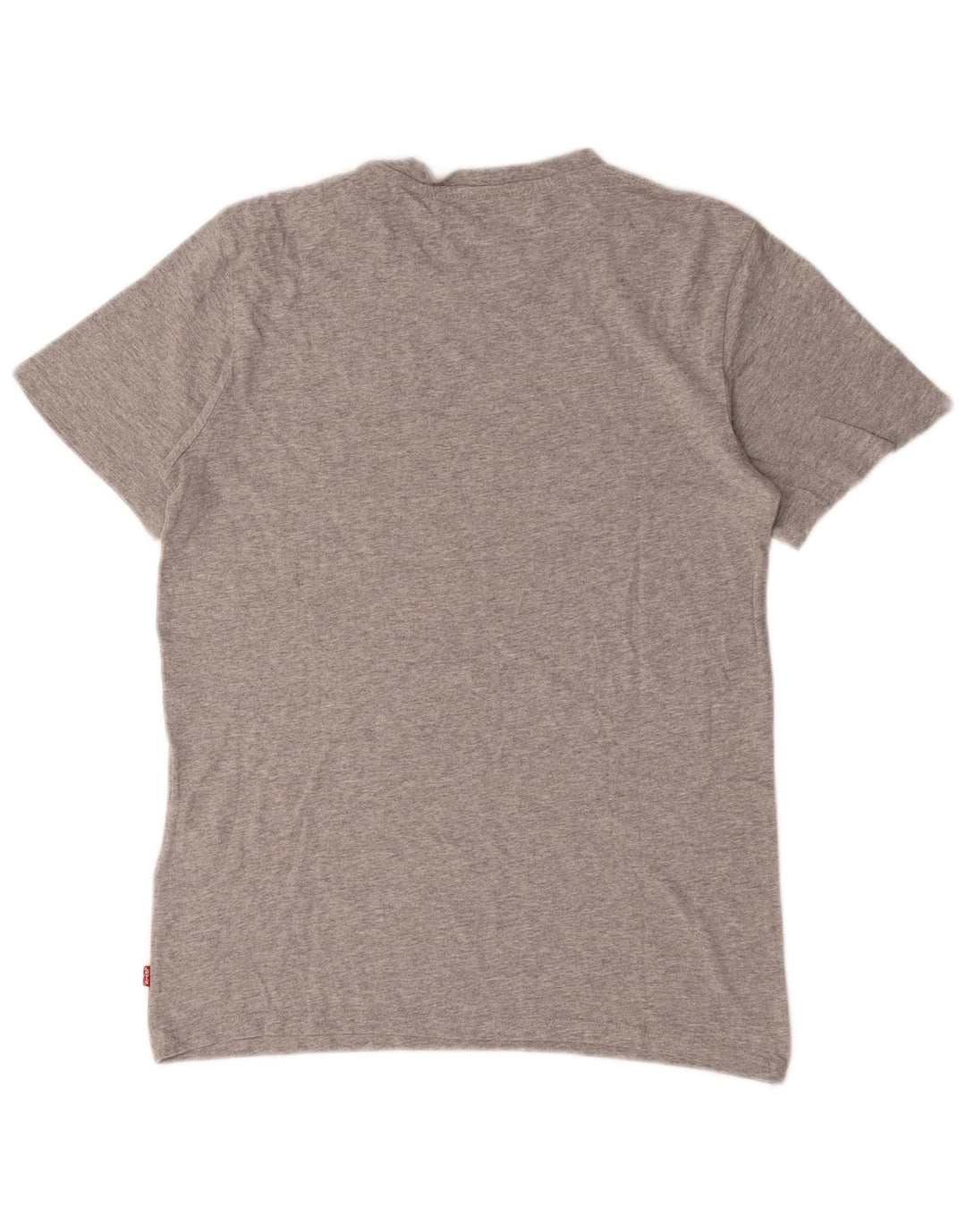 Levi's Mens Graphic T-Shirt Top Small Grey Flecked Cotton