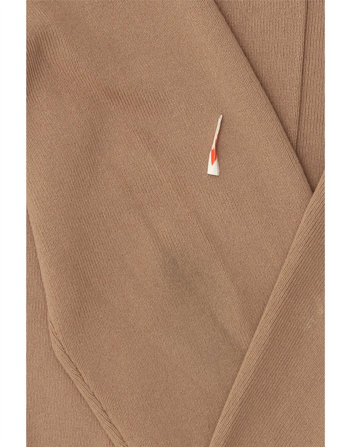 Reiss Mens Cardigan Sweater Large Brown Viscose