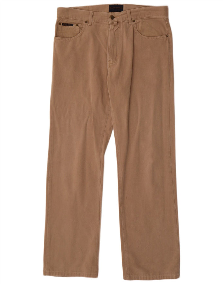 Jeans dritti regolari da uomo Gant W33 L32 cotone beige