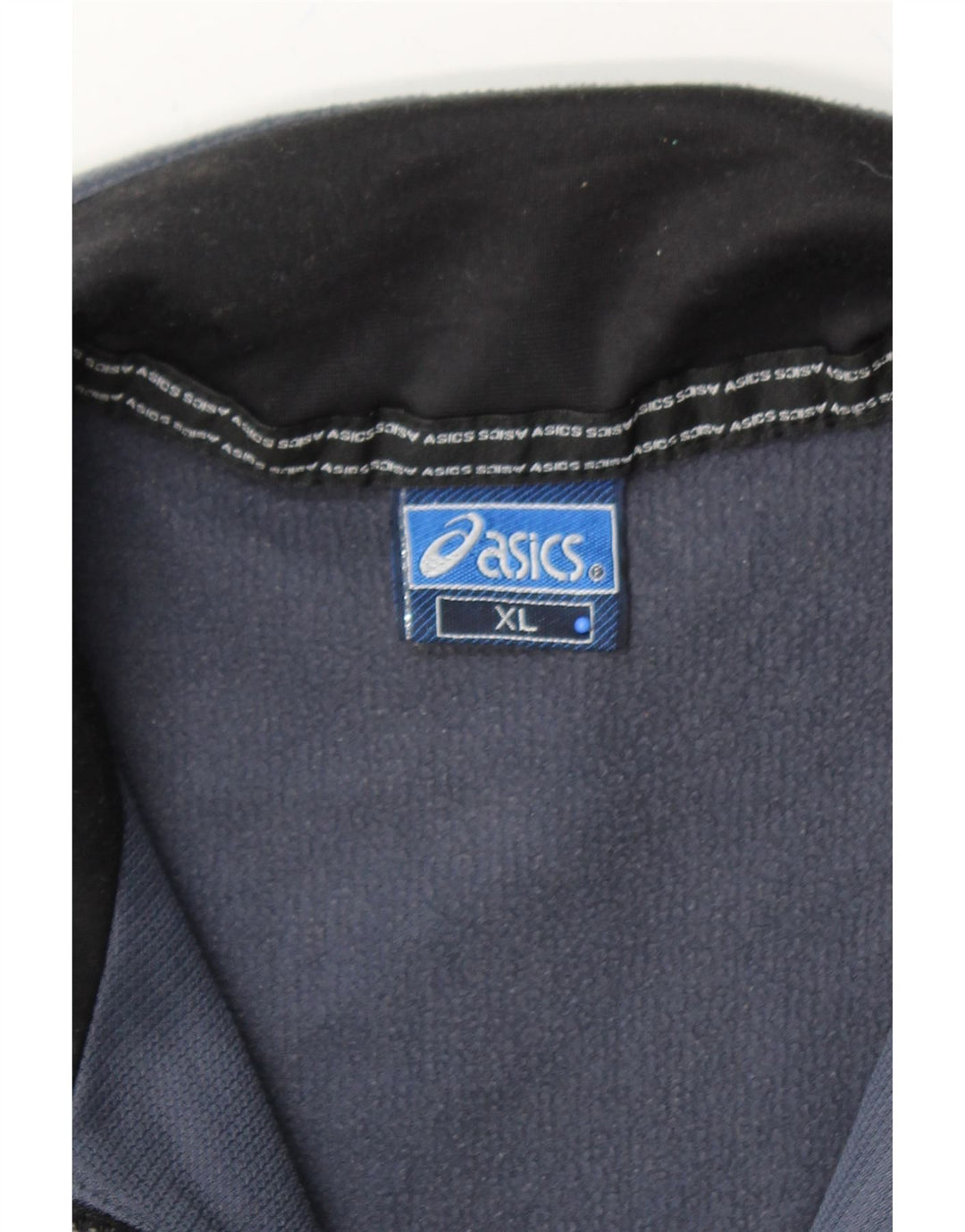 ASICS Mens Tracksuit Top Jacket XL Navy Blue