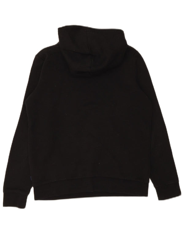 Jack & Jones Boys Graphic Hoodie Jumper 15-16 Years Medium Black Polyester