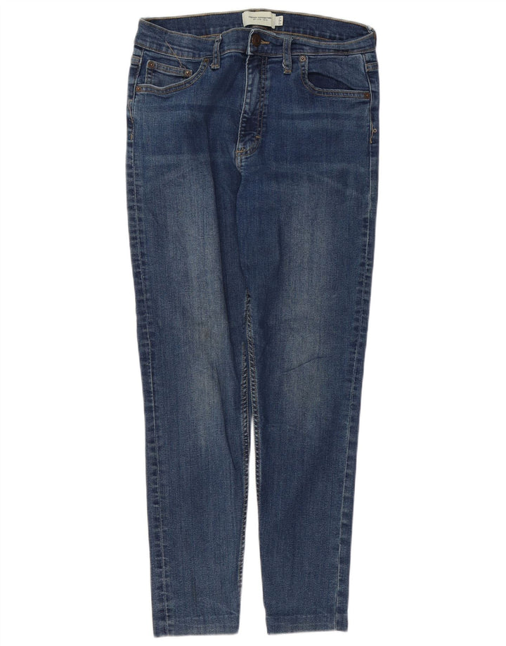 FRENCH CONNECTION Womens Slim Jeans UK 12 Medium W30 L27 Blue Cotton