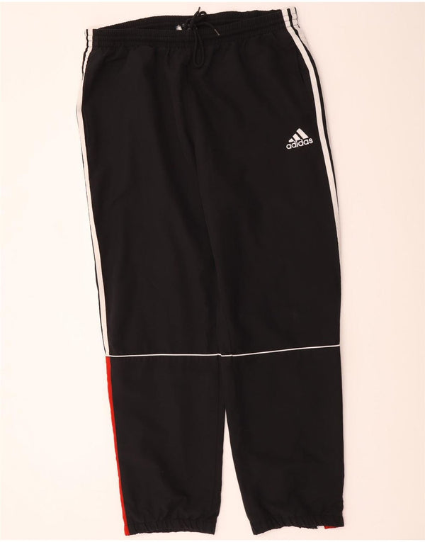 Pantaloni da tuta da uomo Adidas Joggers UK 46/48 XL Nero Colourblock