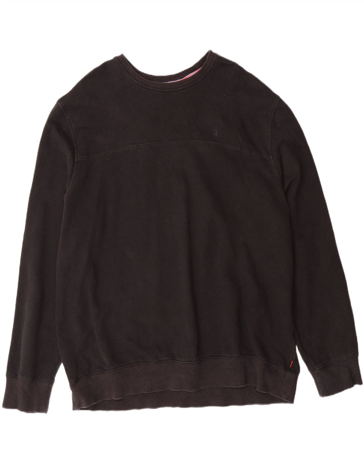 IZOD Mens Sweatshirt Jumper 2XL Black Cotton Vintage Izod and Second-Hand Izod from Messina Hembry 