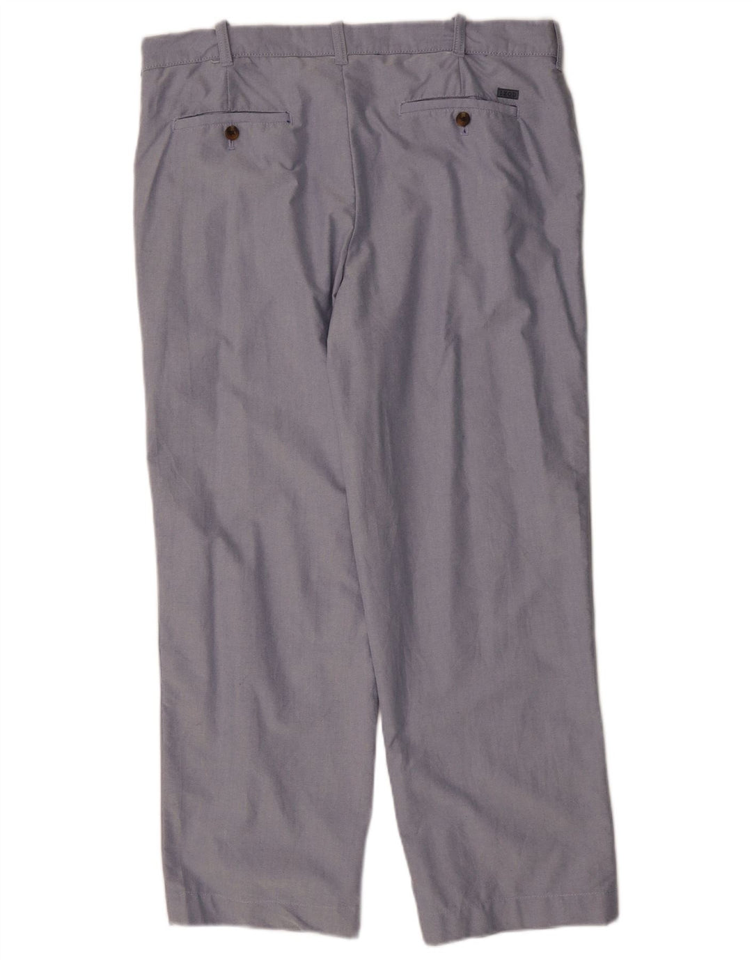 Calça chino reta masculina IZOD W36 L29 algodão azul