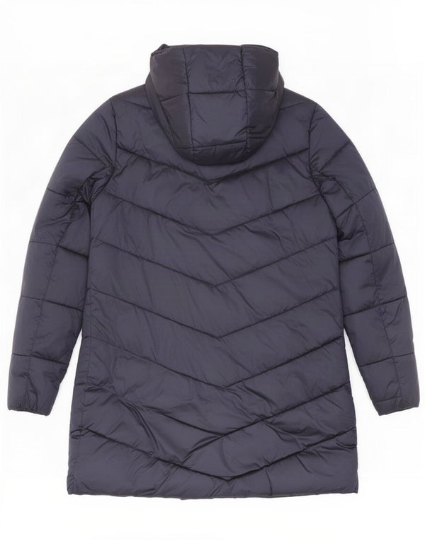 Cappotto imbottito oversize con cappuccio da donna Barbour UK 8 Small Blu Navy