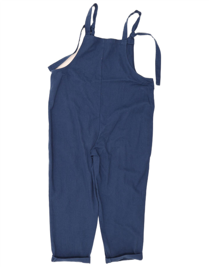 Lucy & Yak Mens Tapered Dungarees Trousers Medium Navy Blue