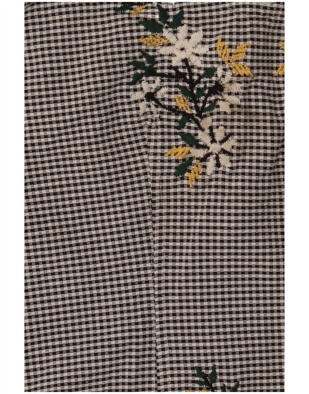 Topshop Robe d'été pour femme EU 36 Petite Viscose vichy noire