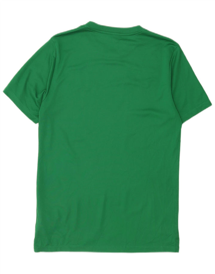 Nike Mens Dri Fit Graphic T-Shirt Top Medium Green Polyester