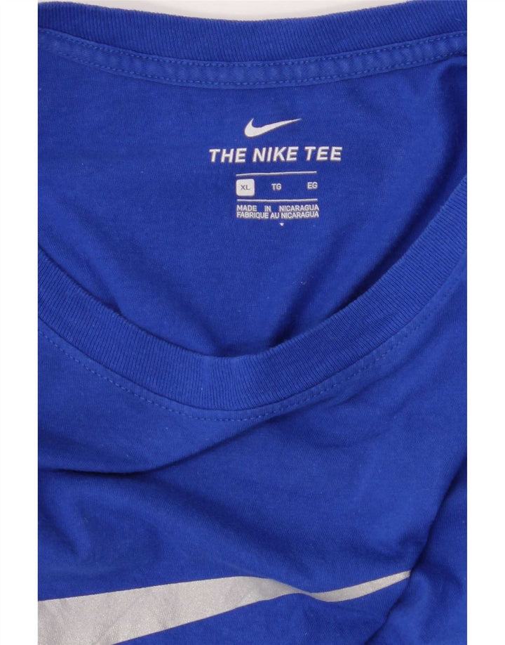 Nike Mens Graphic T-Shirt Top XL Blue