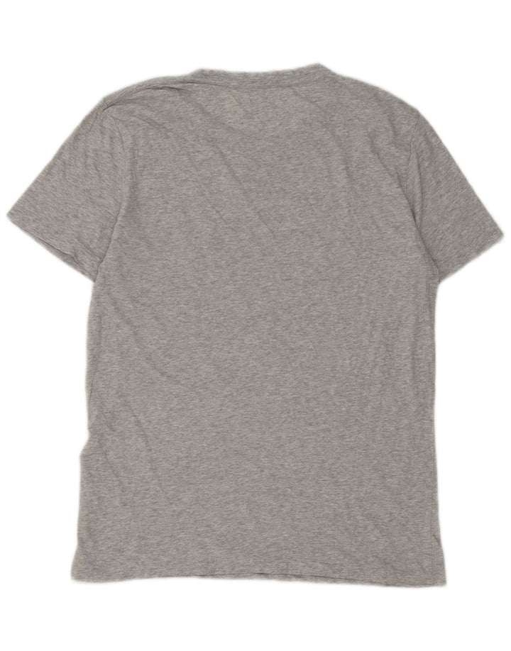 All Saints Herre T-Shirt Top Medium Grey Flecked Bomuld