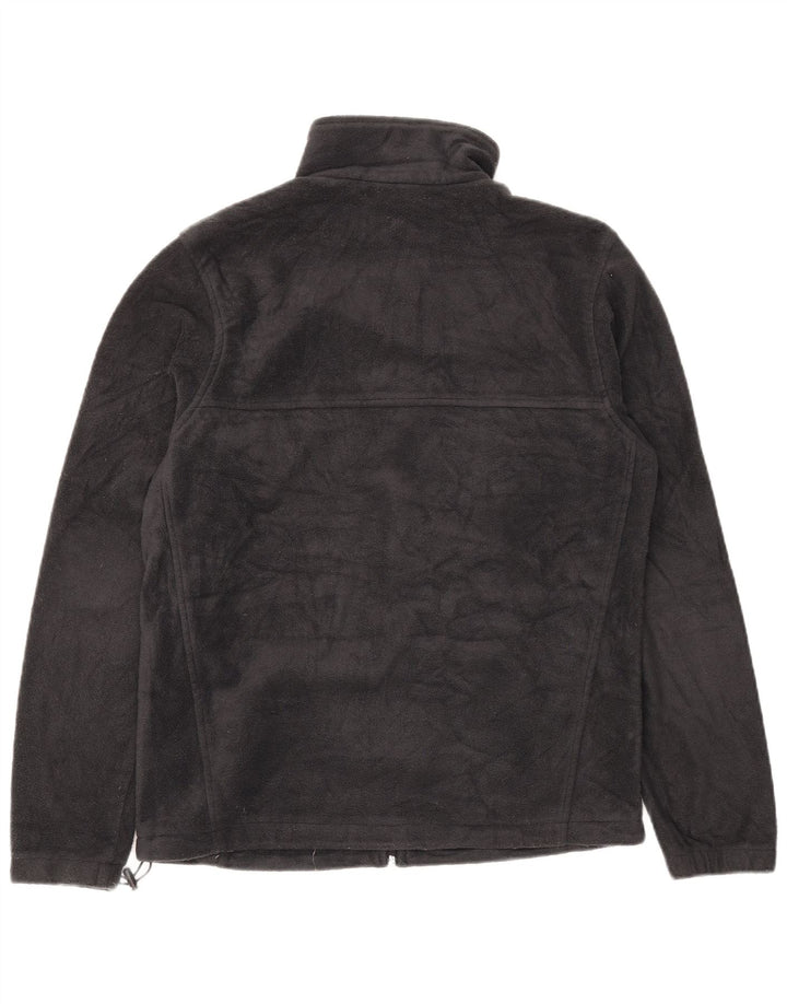COLUMBIA Mens Fleece Jacket UK 38 Medium Grey Polyester