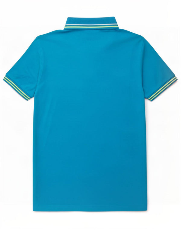 Lotto Mens Life's Polo Shirt XL Blue Striped