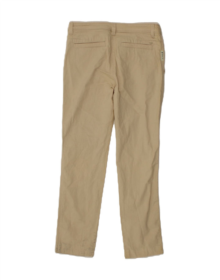 ARMANI Womens Slim Chino Trousers W25 L25 Beige Cotton Vintage Armani and Second-Hand Armani from Messina Hembry 