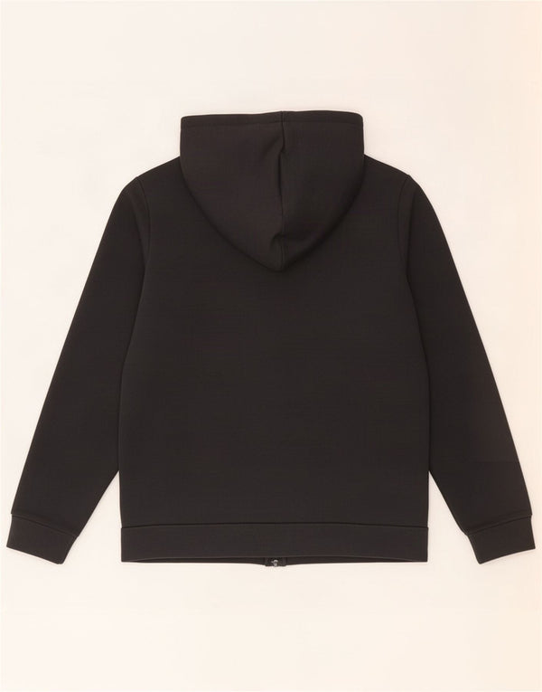 Adidas Womens Zip Hoodie Sweater UK 20/22 XL Black Cotton