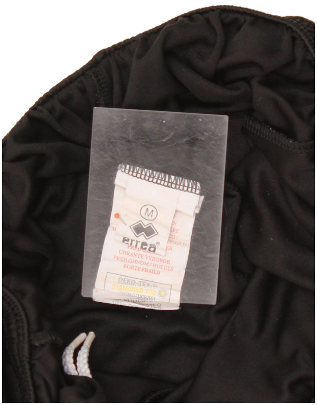 Pantaloni scurți sport pentru bărbați ERREA, negru mediu, poliester bloc de culoare