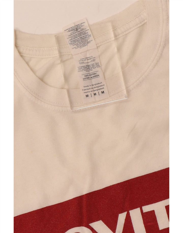 Ανδρικό γραφικό μπλουζάκι LEVI'S Τοπ μεσαίο λευκό βαμβακερό