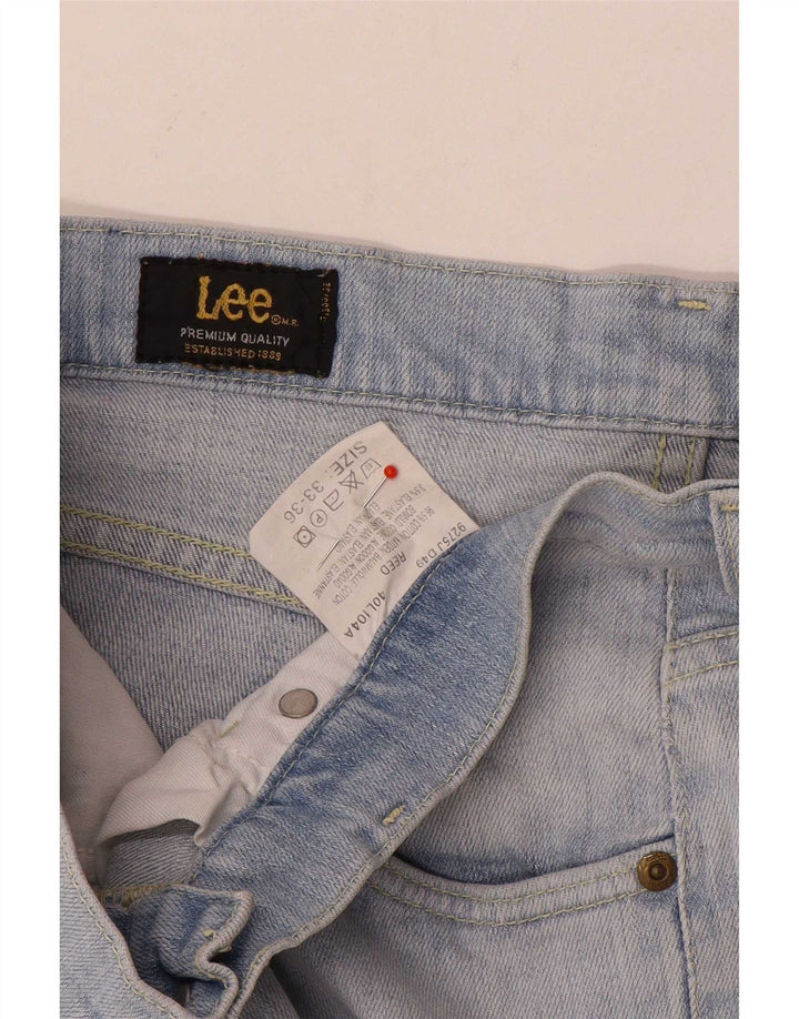 Мужские джинсовые шорты Lee W33, большие синие, хлопок