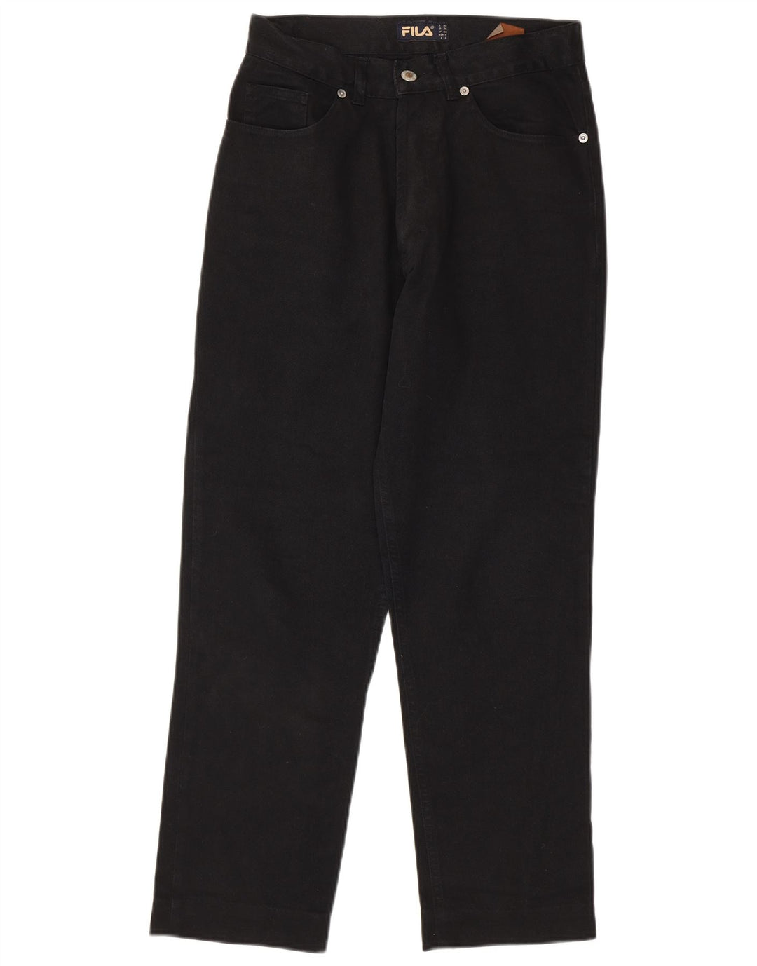 Fila Womens Tapered Jeans IT 42 Medium W28 L27 Black
