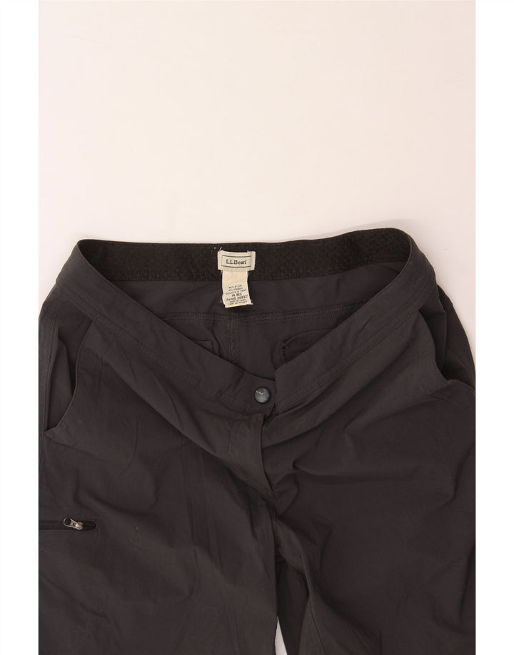 L.L.BEAN Womens Cargo Shorts US 14 XL W36  Black Nylon Vintage L.L.Bean and Second-Hand L.L.Bean from Messina Hembry 