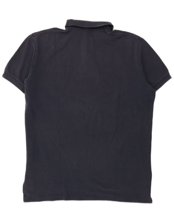 Polo Ralph Lauren Camisa masculina gráfica de rugby grande algodão azul marinho
